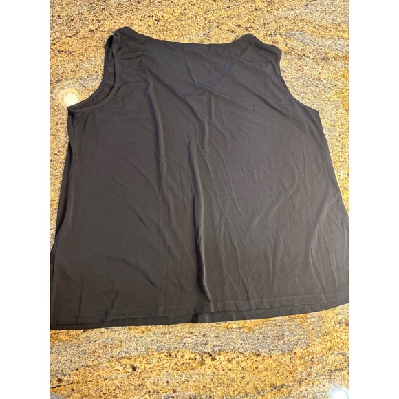 (2 Bundle) Susan Graver Knit Cardigan Jacket 1X Green Open Front Casual Tank Top - Picture 11 of 12